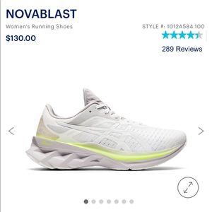 Almost new ASICS Novablast running sneakers